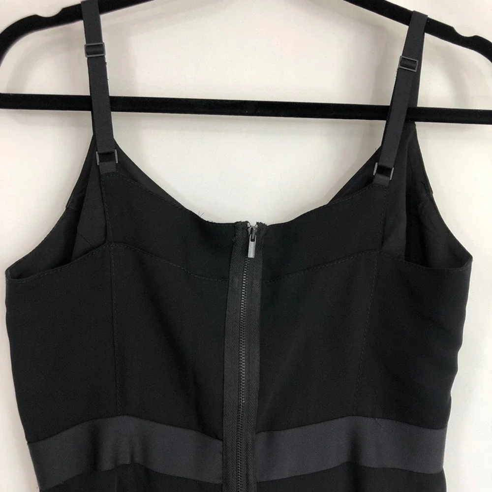 0066 Rachel Roy Black Flirty Mini Dress - Picture 3 of 8